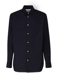 Jil Sander - Long-Sleeved Straight-Cut Cotton Shirt - Lyst