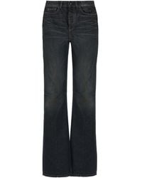 Our Legacy - Flared Jeans With Moto Cut Cotton - Lyst