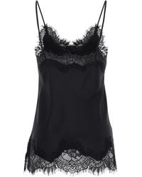 Gold Hawk - Coco Camie Top With Tonal Lace Trim - Lyst