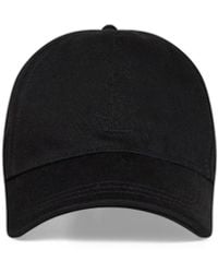Saint Laurent - Cotton Denim Twill Cassandre Baseball Cap - Lyst