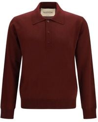 Valentino - Wool Oves Aries Polo Shirt - Lyst