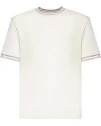 Eleventy - Cotton T-Shirt - Lyst