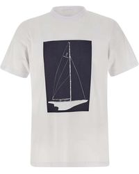 Woolrich - Boat Cotton T-Shirt - Lyst
