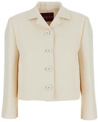 Gucci - Jacket With Notched Revers - Lyst