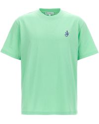 JW Anderson - J.W.Anderson 'Anchor Embroidery' T-Shirt - Lyst