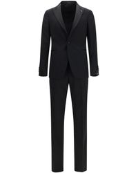 Tagliatore - Single-Breasted Virgin Wool Suit Merino Ovis Aries Suits - Lyst