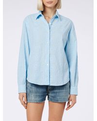 MC2 Saint Barth - Classic Sangallo Cotton Shirt Meredith - Lyst