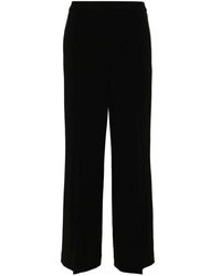 Theory - Admiral Black Crepe Trousers - Lyst
