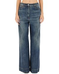 Etro - Embroidered Pegasus Relaxed Fit Jeans - Lyst