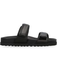 Gia Borghini - Perni 11 Leather Flat Sandals - Lyst