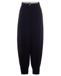 Elisabetta Franchi - Lightweight Crepe Trousers - Lyst