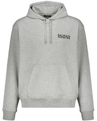 Balmain - Logo Motif Hoodie - Lyst