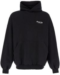 Balenciaga - 'Beverly Hills' Oversized Hoodie With Logo Print - Lyst