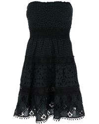 Temptation Positano - Short Embroidered Dress - Lyst