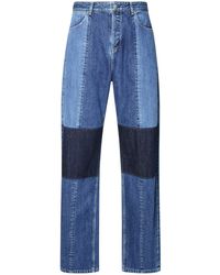 Jil Sander - Blue Cotton Jeans - Lyst