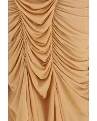 Francesco Murano - Draped Long Dress Polyester - Lyst