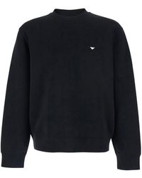 Emporio Armani - Cotton Crewneck Sweatshirt - Lyst