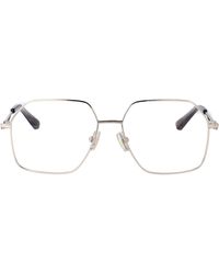Bottega Veneta - Transparent Metal Glasses - Lyst