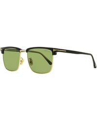 Tom Ford - Hudson-02 Sunglasses Tf997h 01n Black/gold 55mm - Lyst