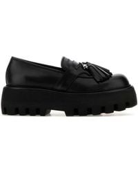 McQueen - Leather Sofa Loafers - Lyst