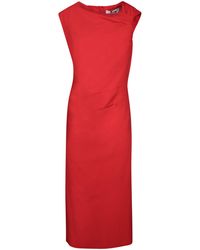 MSGM - Dress With Fitted Silhouette - Lyst