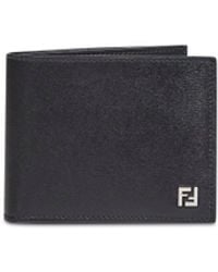 Fendi - Squared Ff Bi-Fold Wallet - Lyst