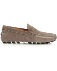 Tod's - Gommino Leather Loafers - Lyst