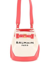 Balmain B-army Bucket Bag - Pink