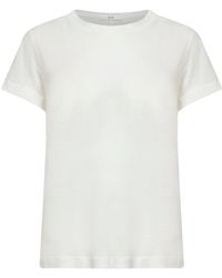no_brand_found - Ribbed Cotton Jersey Crewneck T-Shirt T-Shirts & Jerseys - Lyst