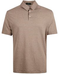 Zanone - Regular Stripe Polo Shirt - Lyst