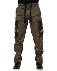 Dolce & Gabbana - Cargo Pants Camo Detail - Lyst