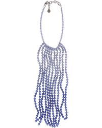 Emporio Armani - Beaded Necklace - Lyst