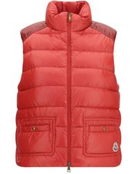 Moncler - Multicolor Polyamide Sleeveless Jacket - Lyst
