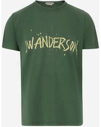 JW Anderson - Cotton T-Shirt With Logo T-Shirts - Lyst
