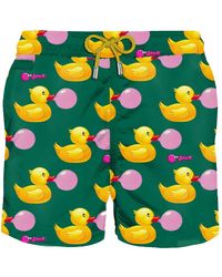 Mc2 Saint Barth - Swim Shorts With Ducky And Big Babol Print Big Babol® Special Edition - Lyst