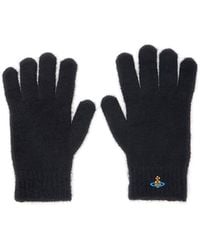 Vivienne Westwood - Gloves With Orb Logo Embroidered On The Front - Lyst