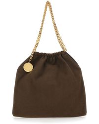 Stella McCartney - Falabella Shoulder Bag With Chain Strap And Drawstring Closure - Lyst