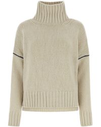 Woolrich - Sand Wool Sweater - Lyst