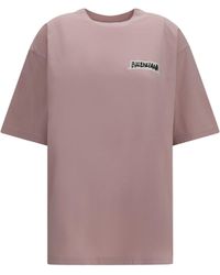 Balenciaga - Logo-Print T-Shirt Cotton T-Shirts And Polos - Lyst
