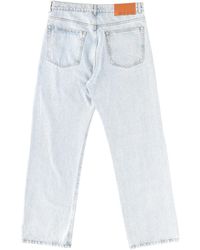 MSGM - Jeans With Embroidered Logo Cotton - Lyst