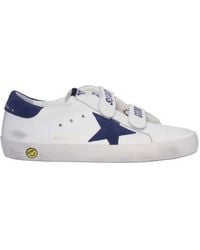 Golden Goose - Sneakers Old School Leather Upper Suede Star And Heel/ Depths - Lyst
