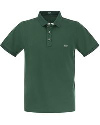Fay - Stretch Polo Shirt - Lyst