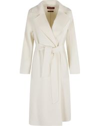 Max Mara - Notched Lapel Trench Coat - Lyst