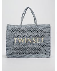 Twin Set - Poliester Tote - Lyst