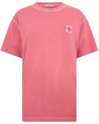 Stone Island - Short-Sleeve T-Shirt Cotton T-Shirts - Lyst
