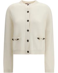 Gucci - Wool And Cashmere Cardigan Wool; Kashmir/Capra Hircus - Lyst