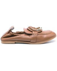 See By Chloé - Hana Leather Loafers - Lyst