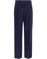 Blazé Milano - Alcanara Fox Lightweight Wool Pants Fleece Ovis Aries - Lyst