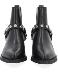Ash - Logan Cow Leather Boots - Lyst