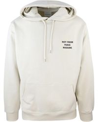 Drole de Monsieur - Felpa Slogan Bianca - Lyst